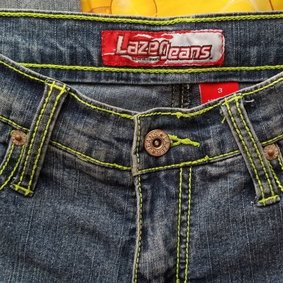 Retro lazer jeans capris - Picture 2 of 4